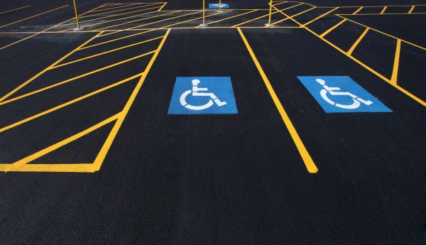 Concrete Parking Lot Striping