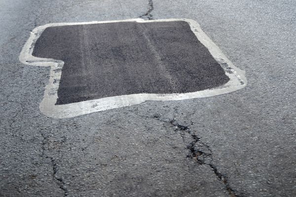 Parking Lot Pothole Patching